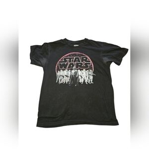 Used Star Wars Gray Graphic Tee, Mens Medium, Some Arm Pit Wear As Pictured